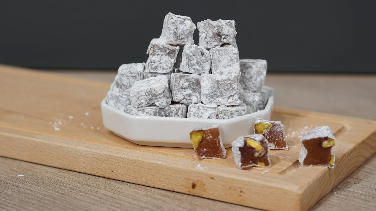 Çifte Kavrulmuş Sade Pudralı Lokum