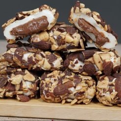 Duble Kavrulmuş Badem Kaplı Bohça Lokum